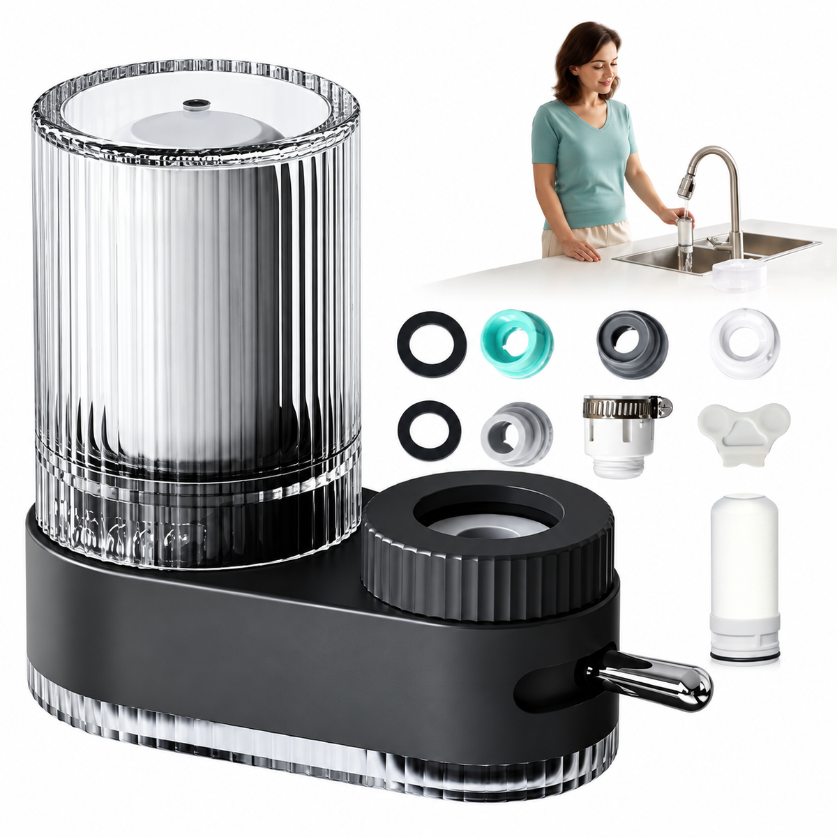 AquaVanti faucet water filter contents