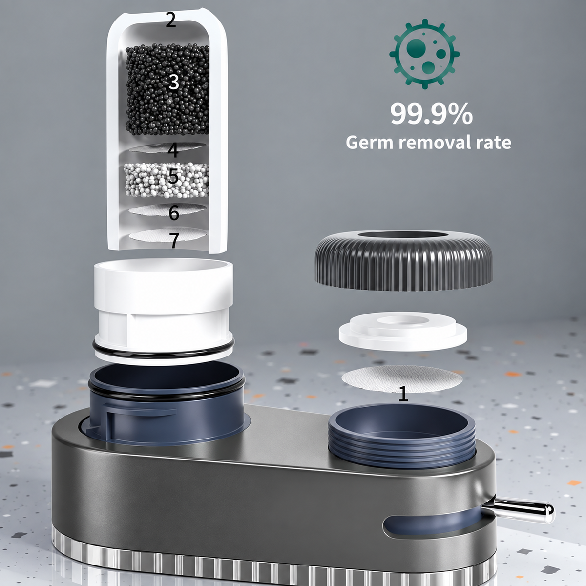 AquaVanti faucet water filter